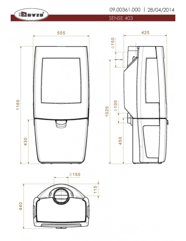 Піч Dovre SENSE 403